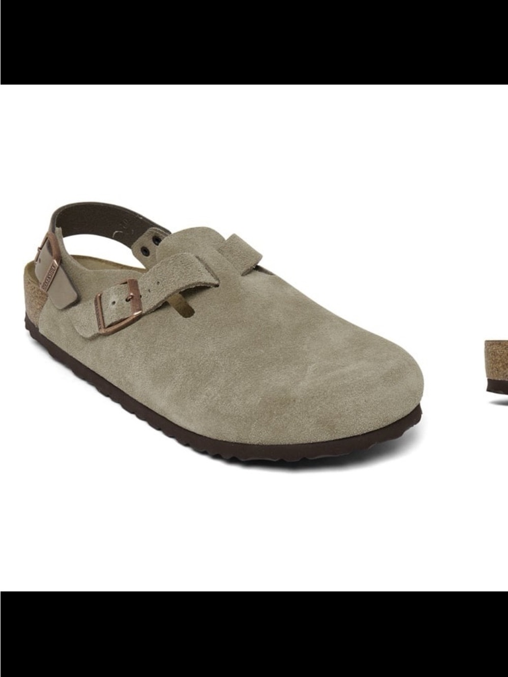 NWB Birkenstock men’s Tokio suede leather clogs color pure sage size 11